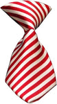 Dog Neck Tie Candy Cane Stripes InfiniteWags 