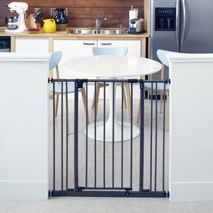 Extra Tall Pet Gate - Easy-Close - Pressure Mounted - Fits 28-38.5” Wide Openings North States 