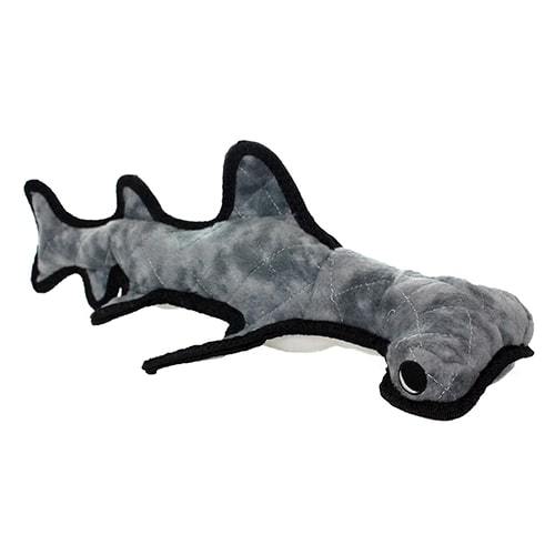 Plush Shark Dog Toy - Tuffy® Ocean Creatures Series - Hadley Hammerhead Tuffy 
