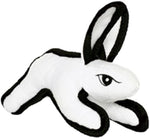 Tough Rabbit Dog Toy - Tuffy® Barnyard Series - Rabbit Tuffy Junior White 