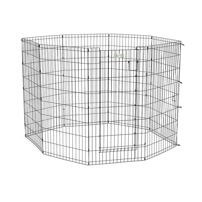 Life Stages Pet Exercise Pen with Door 8 Panels Midwest 
