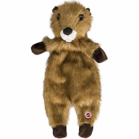 Stuffing Free Beaver Toy - Squeaky - Ethical Pet Products Furzz Plush Beaver Dog Toys Ethical Pets 