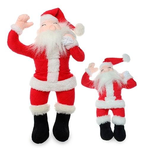 Plush Santa Dog Toy - Mighty® Arctic Series - Santa Tuffy 
