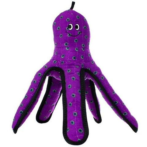 Purple Octopus Dog Toy - Tuffy® Ocean Creature Series - Purple Pete Octopus