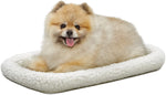 Fleece Dog Crate Bed with Comfortable Bolster - Midwest Homes for Pets Quiet Time Crate Pad Midwest 22" x 13" 