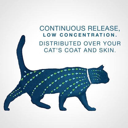 Flea and Tick Collar for Cats - 8-Month - Seresto Bayer 