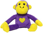Tough Monkey Dog Toy - Mighty® Safari Series - Monkey Tuffy Junior Purple 