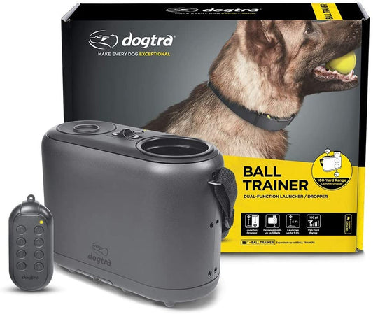 Dogtra Ball Trainer Dual-Function Ball Launcher and Dropper - 100-Yard Dual-Function Dogtra 