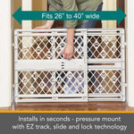 Portable Pressue Pet Gate- Fits 26"- 40" Wide - Expands & Locks in Place with no Tools - North States North States 