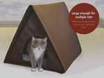 Waterproof Thermo Outdoor Multi Kitty Cat House - Room for Up to 4 Cats - Unheated - Multiple Kitty A-Frame - 35" x 20.5" x 20" - K&H Pet Products K&H Pet Products 