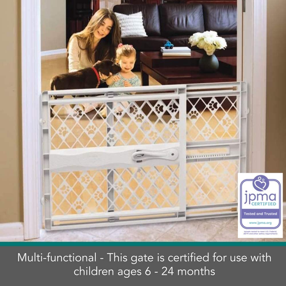 Portable Pressue Pet Gate- Fits 26"- 40" Wide - Expands & Locks in Place with no Tools - North States North States 