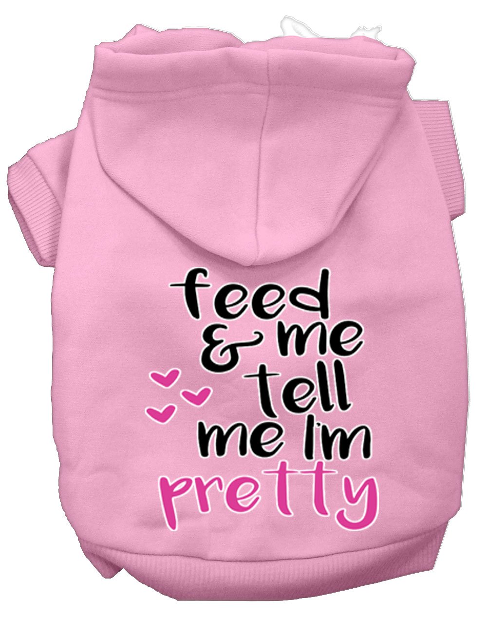 Tell me I'm Pretty Dog Hoodie MIRAGE PET PRODUCTS L Light Pink 