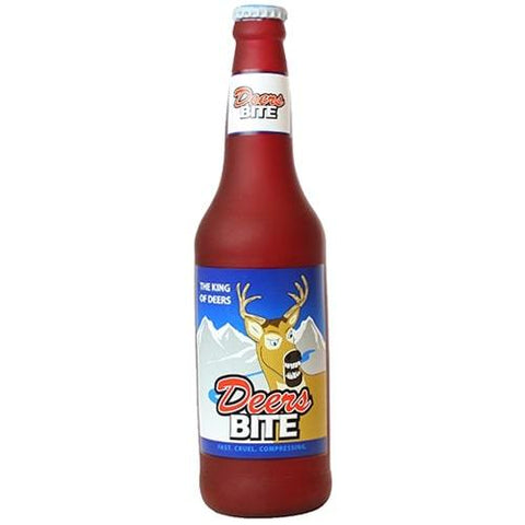 Beer Bottle Dog Toy - Silly Squeakers® Beer Bottle - Deers Bite Tuffy 
