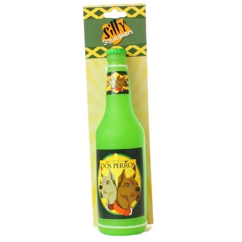 Beer Bottle Dog Toy - Silly Squeakers® Beer Bottle - Dos Perros Tuffy 