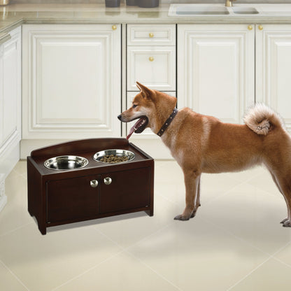 Elegant Wooden Pet Feeder - Richell Richell 