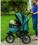 Double Pet Stroller - Zipperless Entry - Pet Gear No-Zip Double Pet Stroller Pet Strollers Pet Gear 