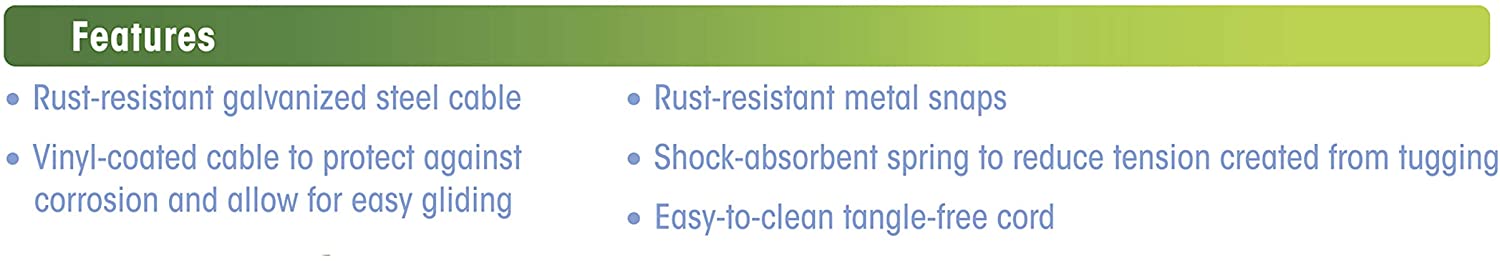 Overhead Dog Trolley - Heavy Weight - 100 feet - Four Paws Four Paws 