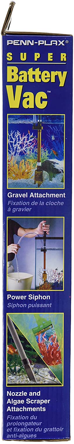 Aquarium Vacuum Cleaner - Penn Plax Super Battery Powered Gravel Cleaner Aquariums/Aquarium Gravel Cleaners Penn Plax 