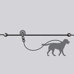 Overhead Dog Trolley - Heavy Weight - 75 feet - Four Paws Four Paws 