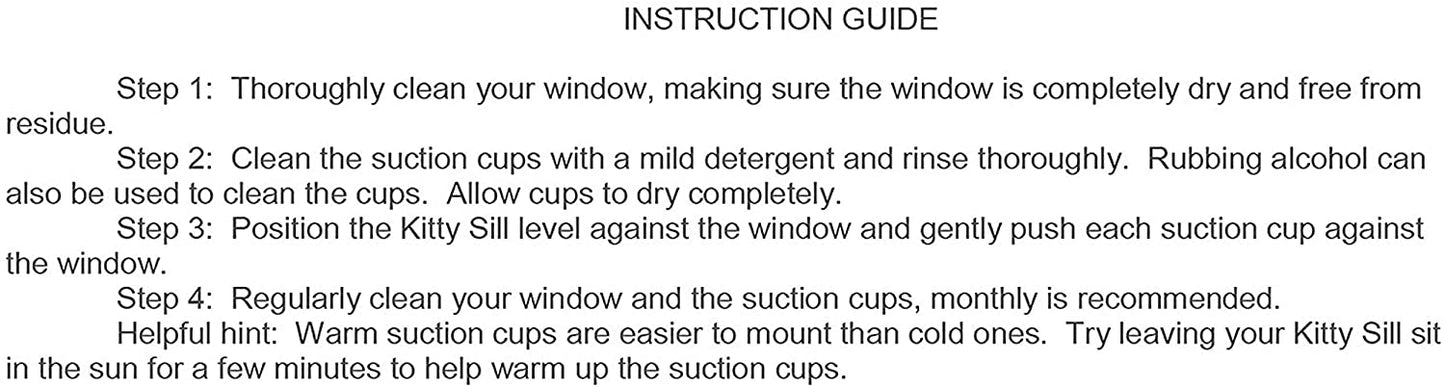 Window Cat Bed Sill Hammock - EZ Mount Window Bed Kitty Sill - K&H Pet Products K&H Pet Products 