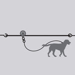 Overhead Dog Trolley - Heavy Weight - 100 feet - Four Paws Four Paws 