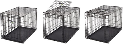 Folding Dog Crate - Ovation Single Door Crate with Up and Away Door Midwest 