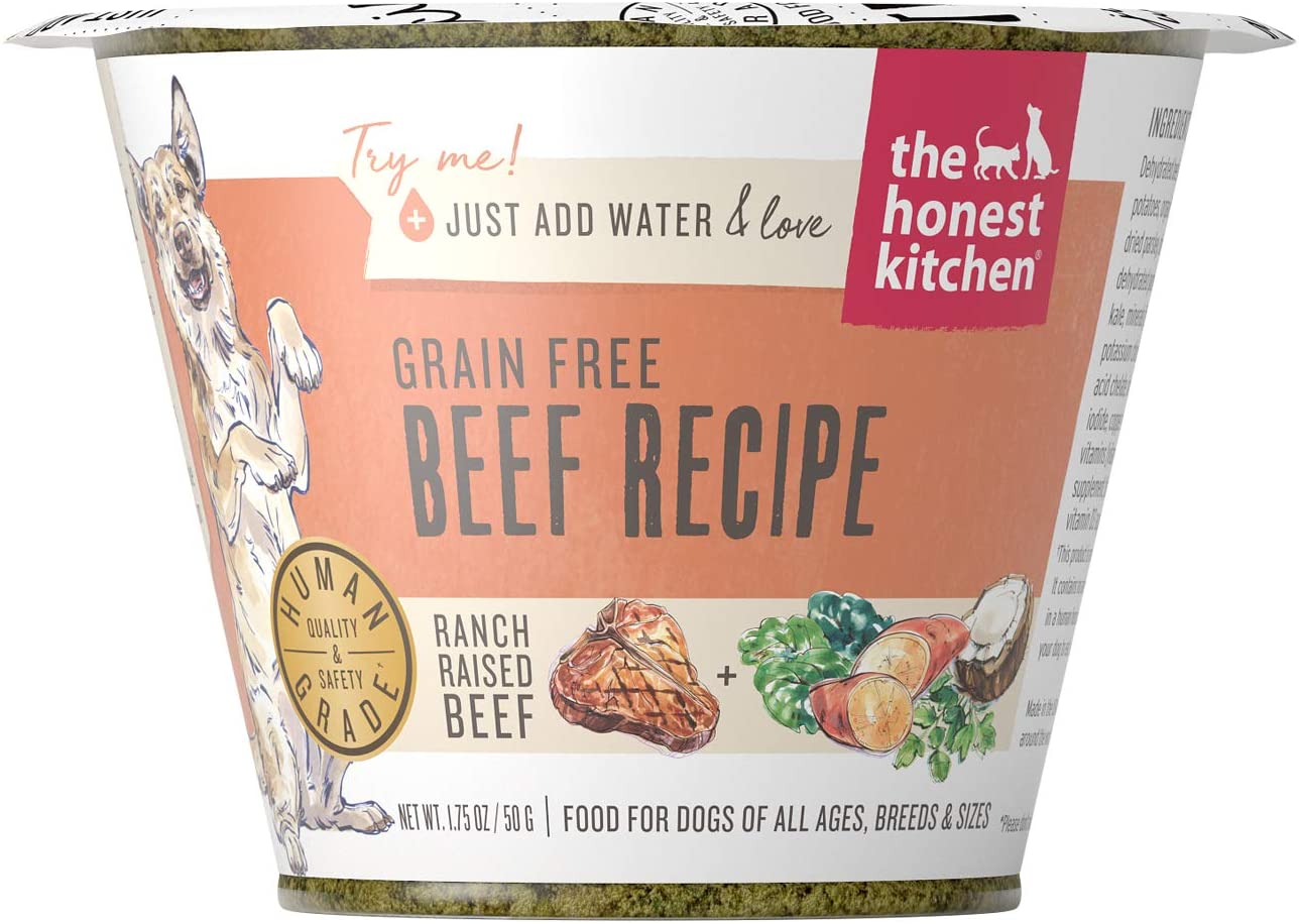 The Honest Kitchen Human Grade Dehydrated Grain Free Dog Food (1.75 oz. Cup) - Pack of 12 Dog Food The Honest Kitchen 