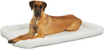 Fleece Dog Crate Bed with Comfortable Bolster - Midwest Homes for Pets Quiet Time Crate Pad Midwest 54" x 35" 