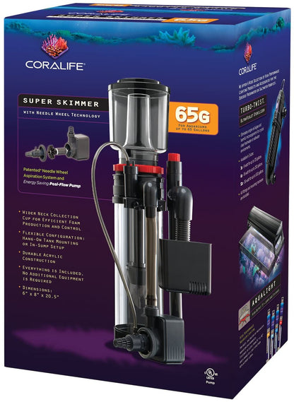 65 Gallon Aquarium Skimmer with Pump - Coralife Super Skimmer Coralife 