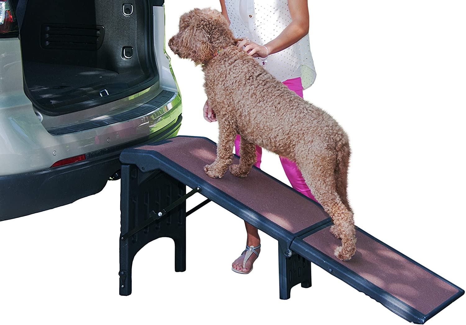 Pet Ramp for Large Dogs - Pet Gear Free Standing Extra Wide Pet Ramp ...