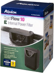 Internal Aquarium Filter - Aqueon QuietFlow E Internal Power Filters Aqueon Small - Up to 10 Gallons Black 