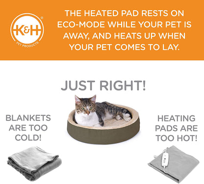 Heated Cat Bed - K&H Pet Products Thermo-Kitty Cuddle Up Bed K&H Pet Products 