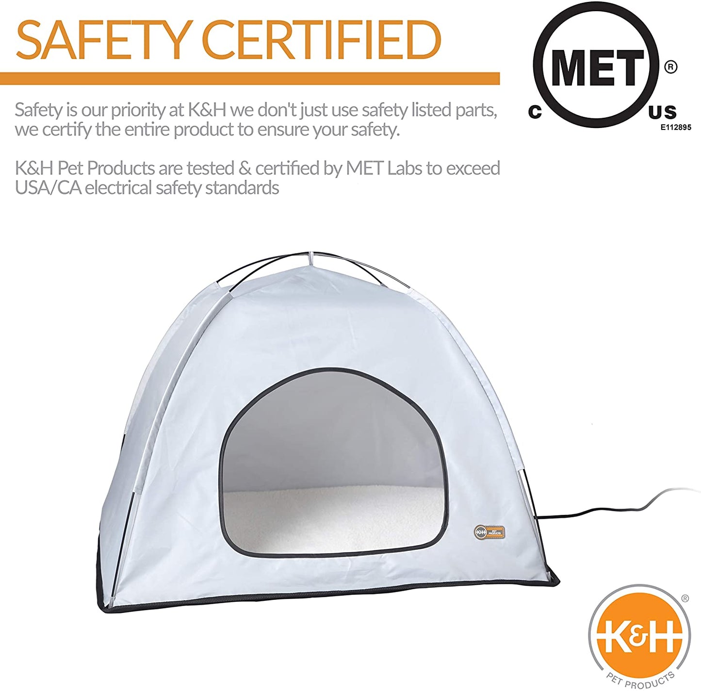 Outdoor Heated Pet Shelter - Pet Thermo Tent - K&H Pet Products K&H Pet Products 