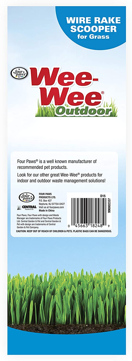 Wire Rake Pooper Scooper for Grass - Dog Pooper Scooper - Four Paws Four Paws 