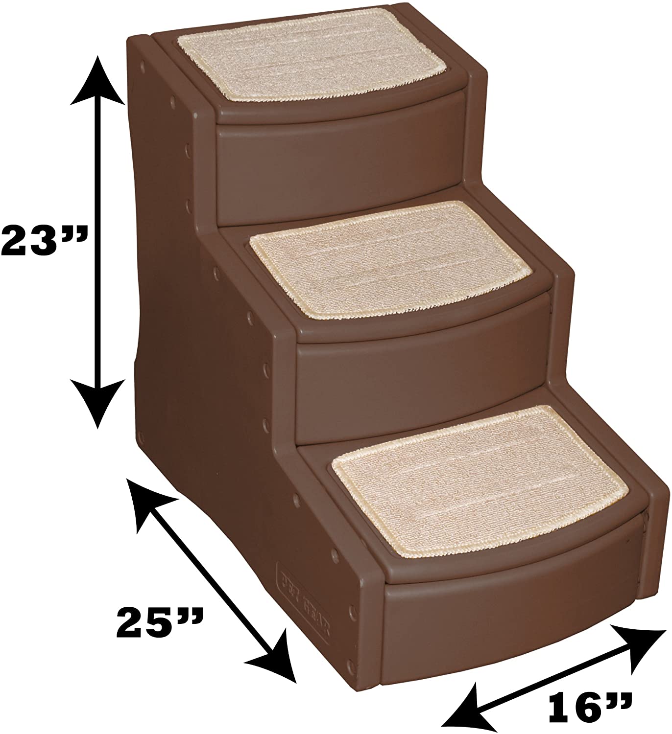 3 Step Pet Stairs - 150lb Capacity - Pet Gear Easy Step III Pet Stairs Dog Steps Pet Gear 