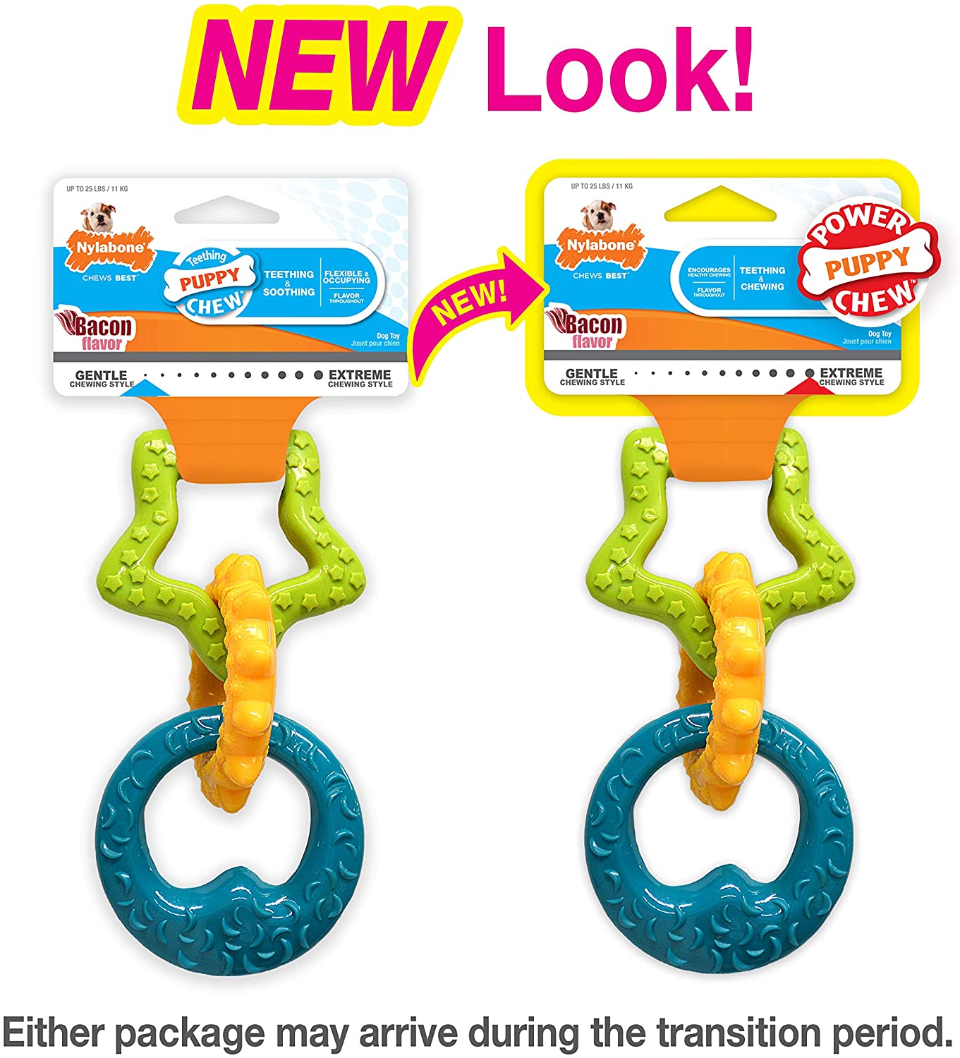 Puppy Teething Rings Chew Toy - Nylabone Nylabone 