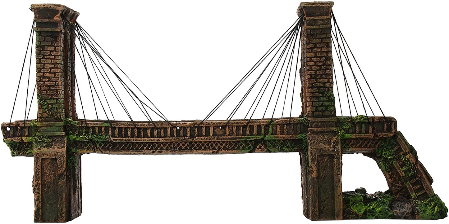 Brooklyn Bridge Aquarium Ornament - Penn Plax Aquariums/Aquarium Decorations Penn Plax 