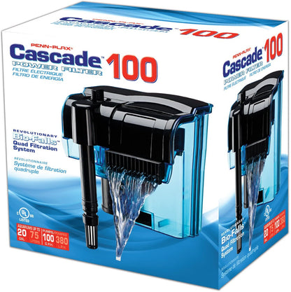 20 Gallon Aquarium Filter - Cascade 100 Aquarium Filter 100 GPH Aquariums/Aquarium Filters Penn Plax 