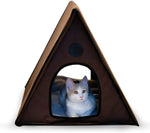 Waterproof Thermo Outdoor Multi Kitty Cat House - Room for Up to 4 Cats - Unheated - Multiple Kitty A-Frame - 35" x 20.5" x 20" - K&H Pet Products K&H Pet Products 