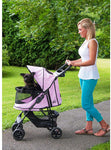 Zipperless Pet Stroller - Pet Gear Happy Trails No-Zip Pet Stroller Pet Strollers Pet Gear 