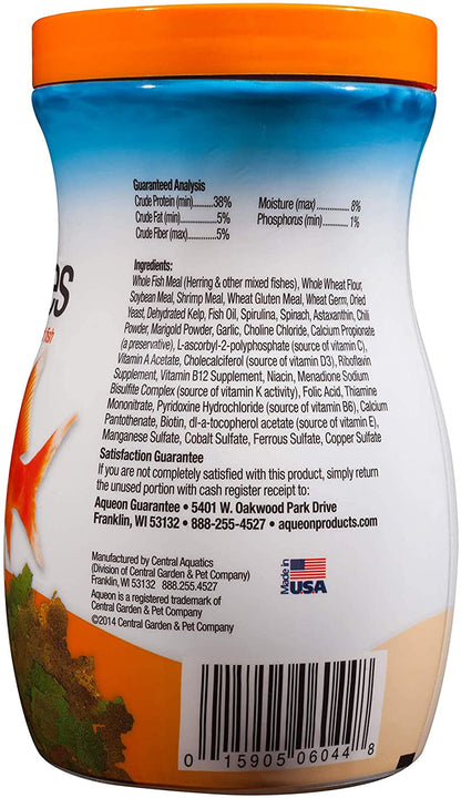 Aquarium Goldfish Food Flakes - Aqueon - 7.12 ounces Aqueon 