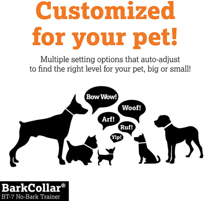 No Bark Dog Training Collar - Vibration - DogWatch BT-7 No-Bark Training Collar Bark Control DogWatch 