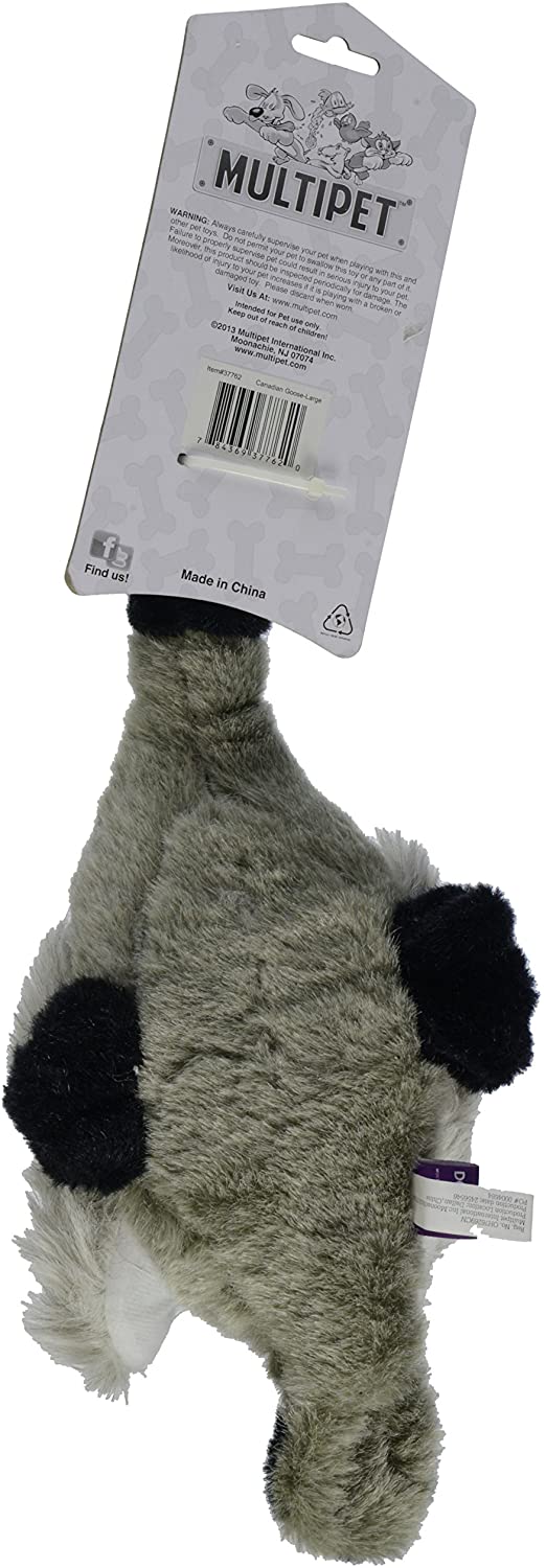 Canada Goose Dog Toy - Multipet Canada Goose Migrator Bird Plush Dog Toy Dog Toys Multipet 