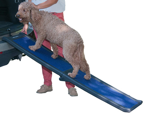 Foldable Dog Ramp - 150lb Capacity - Pet Gear Pet Gear Full Length Bi-Fold Pet Ramp Dog Ramps Pet Gear 