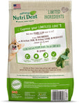Dog Dental Chews - Nutri Dent Limited Ingredient Dental Chews Fresh Breath T-Rex Medium 16 count Nylabone 