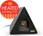 Heated A-Frame Cat House - Indoor/Outdoor Cat Shelter - K&H Pet Products K&H Pet Products 