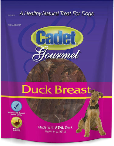 Duck Breast Dog Treats - Cadet Premium Gourmet Duck Breast Treats 14 ounces Cadet 