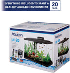 20 Gallon Long Aquarium Kit - Aqueon 20 Gallon LED Aquarium Kit - Fish Tank Starter Kit Aqueon 