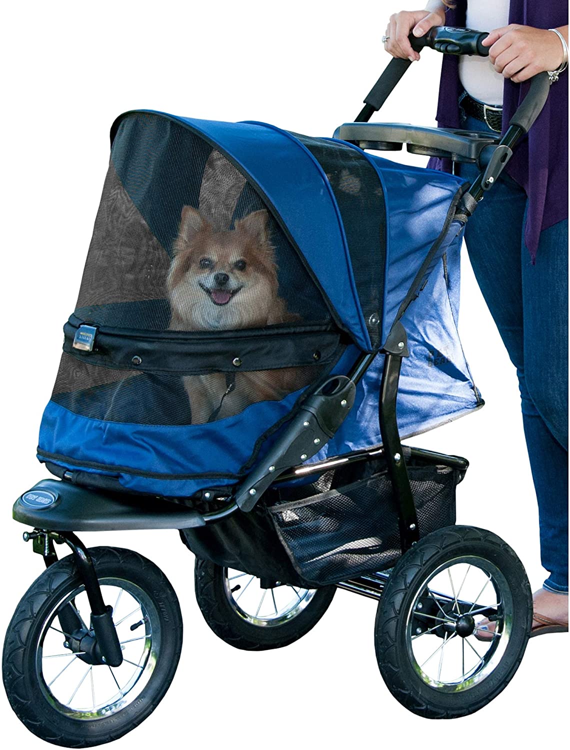 Jogger Pet Stroller - Pet Gear Jogger No-Zip Pet Stroller Pet Strollers Pet Gear 
