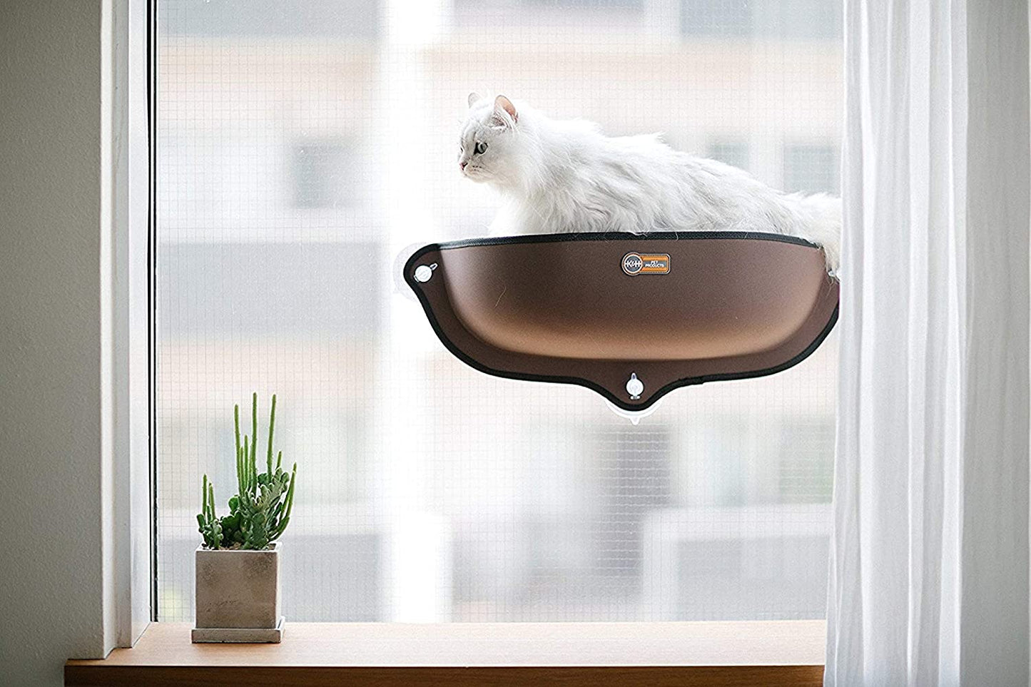 Window Cat Bed Sill Hammock - EZ Mount Window Bed Kitty Sill - K&H Pet Products K&H Pet Products 